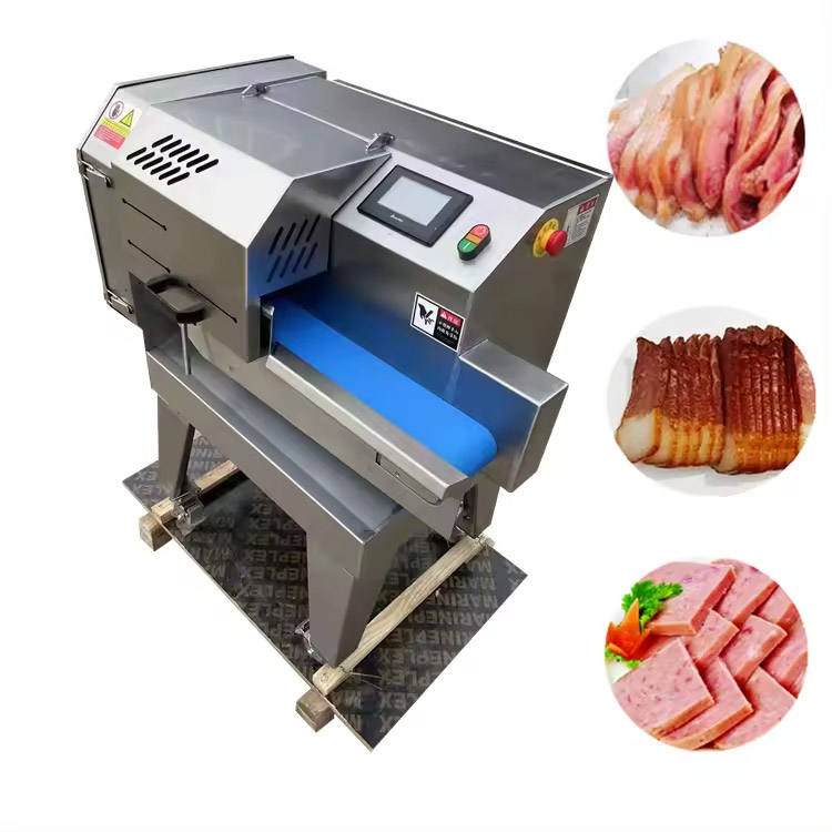 cooked meat slicer, cooked meat cutter, cooked meat slicing machine, cooked meat cutting machine, deli slicer, deli slicing machine, pig ham slicer, pig ham slicing machine, cooked meat cutter, cooked meat cutting machine