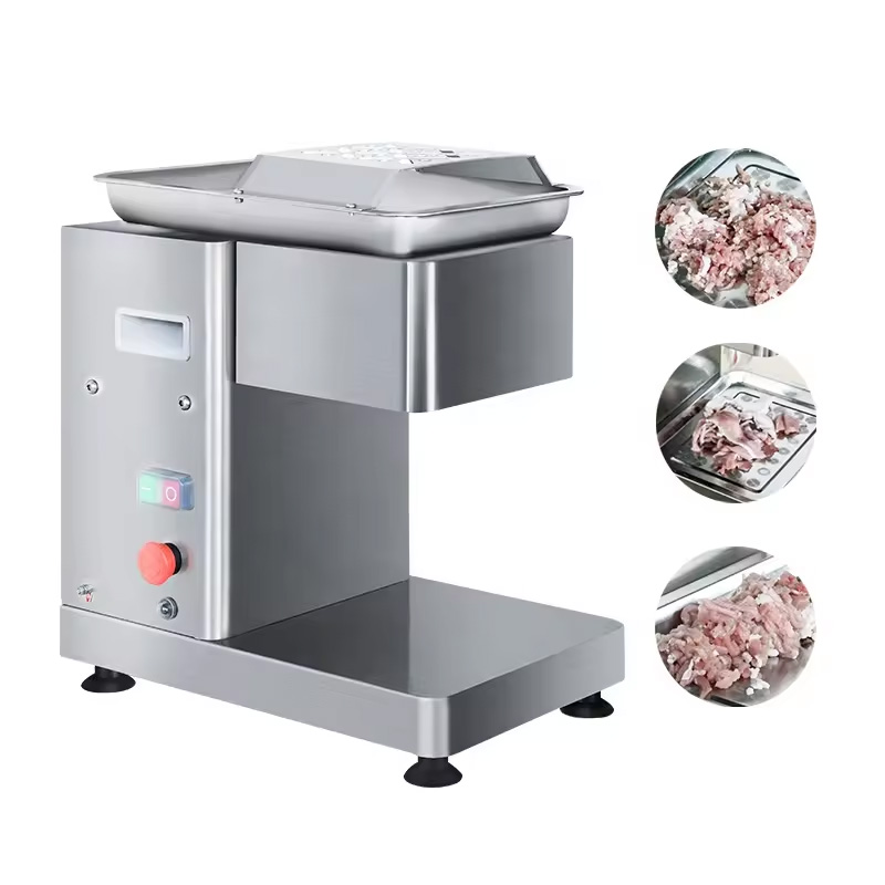 Automatic Commercial Electric Fresh Chicken Breast Meat Slicer  Cutter Beef Pork Meat Slicing Cutting Machine