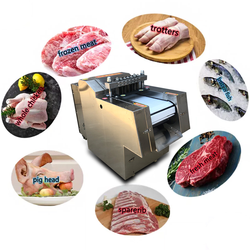 chicken meat cutter, chicken meat cutting machine, chicken cube ribs fish cutting machine, poultry meat cutting machine, multifunctional poultry meat cutting machine, commercial poultry meat cutting machine, commercial multifunctional poultry meat cutting machine