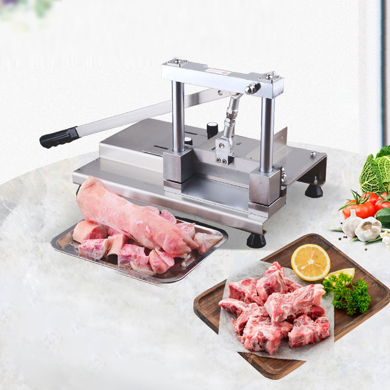 bone cutting machine, manual bone cutting machine, commercial pig trotters cutter, household small bone cutter cutting machine