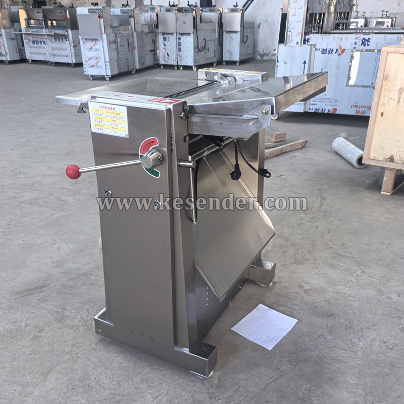Automatic Fresh Beef Jerky Slicer Flake Pork Meat Pork Skin Peeling Machine Meat Slicer
