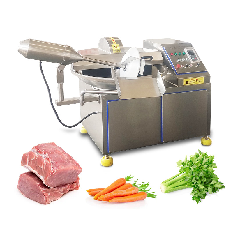 Multi Functional And Efficient Variable Frequency Chopping And Mixing Machine For Meat And Vegetable Products - Buy Commercial Chopper Shrimp Rice-meat Dumplings Dumpling Onion Ginger Garlic Mincer high Speed Meat Vegetable Chicken Shrimp Smooth Paste Chopping Machine high Speed Chopping And Mixing Machine For Fruit And Vegetable Meat Products Meat Filling vertical Rotating Automatic Fish Meat Emulsification And Mixing 
