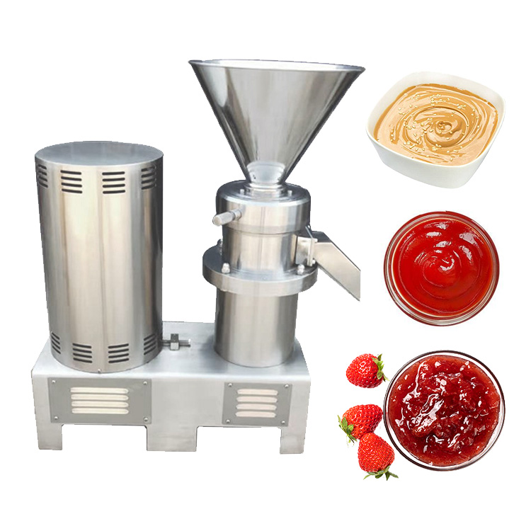 Colloid Mill Grinder Machine Small Hummus Shrimp Garlic Onion Paste Salsa Tomato Paste Making