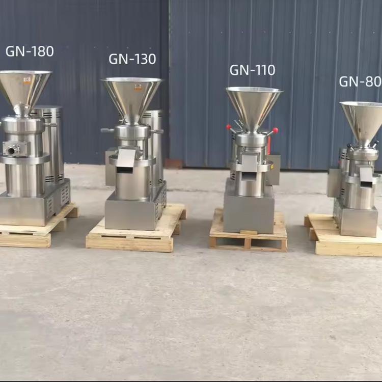 Colloid Mill Grinder Machine Small Hummus Shrimp Garlic Onion Paste Salsa Tomato Paste Making
