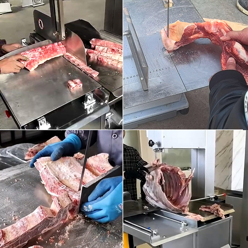 310 type bone saw manufacturer direct sales of frozen meat and ice block vertical meat and bone saw machine